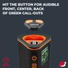 Bushnell Wingman View Golf Speaker Gift Box Bundle - LCD Display, Bluetooth Music & Audible GPS Distances - Perfect Golf Gift - Includes Wingman View, Protective Wingman Pouch, Gift Box, Red Bow view 3