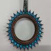 1PC Portable Fashion Necklace Reading 3X Magnifier Pendant Necklace Decorative Magnifying Glass Sweater Chain Sunflower Necklace view 1
