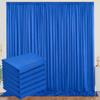 30ftx10ft Royal Blue Backdrop Curtain Panels for Parties, 6 Panels 5ftx10ft Wrinkle Free Polyester Photography Backdrop Drapes for Wedding Birthday Party view 1