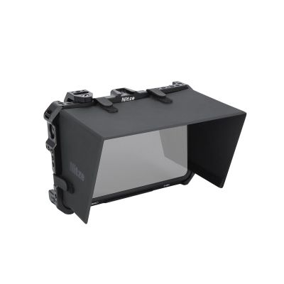 Nitze Cage for Atomos Shogun/Shogun Ultra/Shogun Connect Monitor with Mounting Plate and Sunhood - JT-A03C