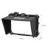 Nitze Cage for Atomos Shogun/Shogun Ultra/Shogun Connect Monitor with Mounting Plate and Sunhood - JT-A03C view 3