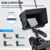 Nitze Cage for Atomos Shogun/Shogun Ultra/Shogun Connect Monitor with Mounting Plate and Sunhood - JT-A03C view 4