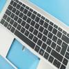 Bayjebu Replacement Parts for HP Probook 440 445 G8 14.0" Palmrest Bezel Spanish Backlit Keyboard M23769-071 Silver view 3