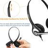 Wantek Binaural/Single Phone Headset with Microphone Noise Cancelling,Telephone Headset 2.5mm with Microphone Noise Cancelling & Volume Controls view 3