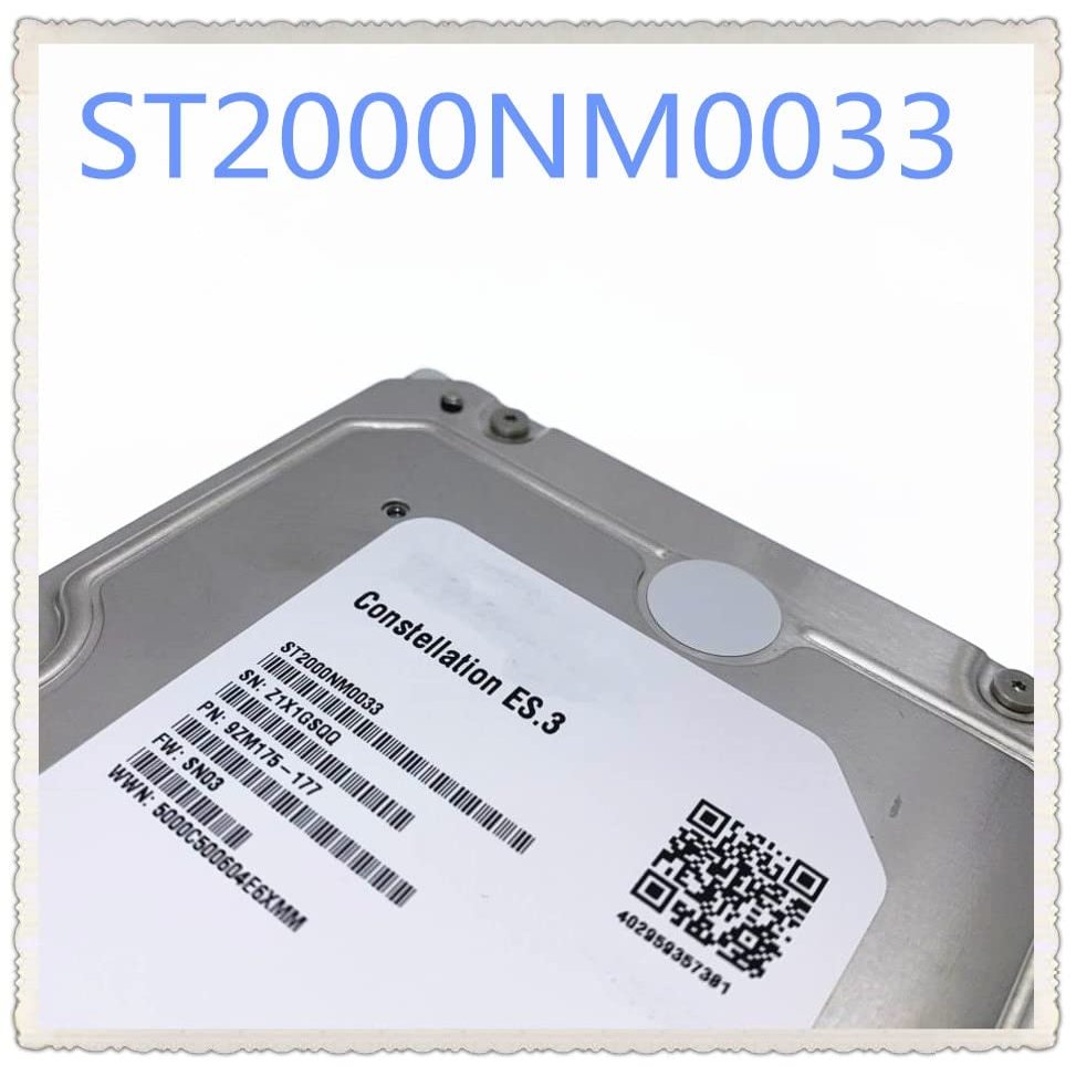 2TB ST2000NM0033 ES.3 128M 7.2K 3.5" SATA 6Gbps Ensure in box. Promised to send in 24 hours