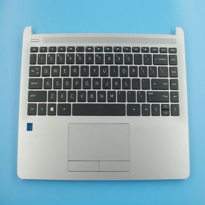 Bayjebu Replacement Parts for HP 340 348 G7 14.0" Palmrest Keyboard Bezel US Non-Backlit L81308-001 Silver