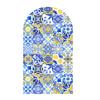Baby Shower Arch Wall Chiara Backdrops Kids Birthday Party Decoration Blue Morocco Mediterranean Photobooth Wedding Party Background Banner Doubleside 80x160cm view 3