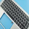 Bayjebu Replacement Parts for HP EliteBook 745 840 G7 14.0" Palmrest Bezel Spanish Backlit Keyboard M07090-071 Silver view 3