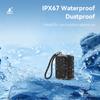 Chaowei Portable Bluetooth Speaker, IPX67 Waterproof and Dustproof Wireless Speaker, Bluetooth 5, Punchy Bass, Support TF Card, 5H Playtime, Electronics for Home, Shower, Outdoor and Travel view 2