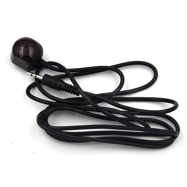 1.5m Infrared Remote Control Receiving Line Set-Top Box External Multi-Function IR Remote Control Black Extension Cable - (Color: Black 1pcs)