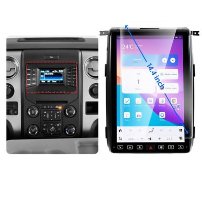 14.4 Inch Car Radio for Ford F150 F-150 2013 2014 Year Android Auto Stereo Receiver Multimedia Player GPS Navigation Head Unit Tape Recorder (SYNC1)