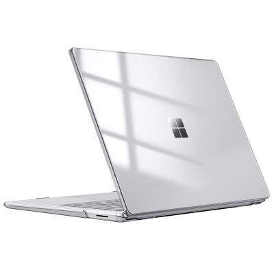 Fintie Case for 15 Inch Microsoft Surface Laptop 5 4 3 with Metal Keyboard (Model: 1872/1873/1953/1979) - Protective Slim Snap On Hard Shell Cover, Crystal Clear