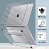 Fintie Case for 15 Inch Microsoft Surface Laptop 5 4 3 with Metal Keyboard (Model: 1872/1873/1953/1979) - Protective Slim Snap On Hard Shell Cover, Crystal Clear view 3