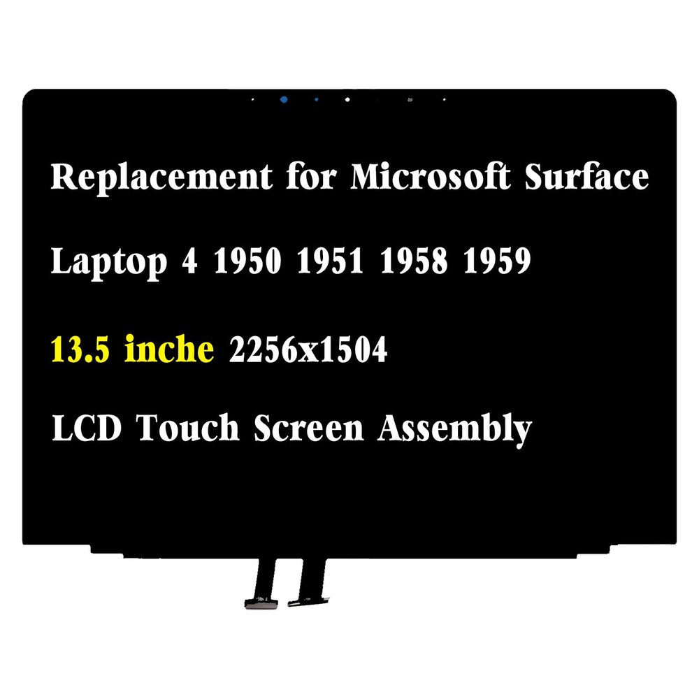 HPDELGB Replacement for Microsoft Surface Laptop 4 1950 1951 1958 1959 (2021) 2256x1504 LCD Display Touch Screen Digitizer Assembly (Only for 13.5 inch Screen)