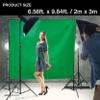 Doppy Green Screen Backdrop Stand Kit, 6.56 x 9.85ft Photography Background Support Stand with Carrying Bag for Photo Video Studio YouTube Streaming Equipment Video Gaming view 2