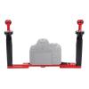 Dual Handle Tray Stabilizer Rig for for Balance Aluminium Tray Stabilizer Rig Diving Underwater Camera Housing Case Tray Mount view 3