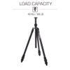 3 Legged Thing Charles 2.0 Aluminium Tripod System  Adjustable Camera Tripod with 3 Detachable Legs for monopod Conversion - Darkness (Matte Black) (CHARLESDARK2) view 3