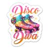 Disco Diva Stickers - 2 Pack - Waterproof Vinyl for Car, Phone, Water Bottle, Laptop - Roller Skates Decals (2-Pack) view 1