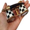 2.5 Inch Opera Glasses Binoculars for Adults with Handle - Captain's Mother of Pearl Solid Brass Opera Glasses Binoculars-Pocket Size Handel Binoculars for Kids, Bird Watching, Hunting view 4