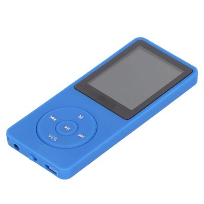 MP3 Player, Portable Rechargeable 64GB Music Player with Video/Voice Recorder/FM Radio/Photo Viewer/E Book Player for Going Out, Traveling and Entertainment, for Kids (Dark Blue)