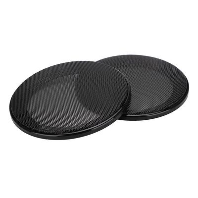 4 inch Speaker Grill Covers, Subwoofer Grille Steel Mesh Speaker Woofer Grill Guard Protector, 2 Pcs (Black+Black)