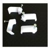 100pcs 6mm Square Steel Nail Cable Wire Wall Hanging Screw Clips Cable Clips view 2