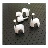 50pcs 18mm Round Steel Nail Cable Wire Wall Hanging Screw Clips Cable Clips view 2