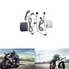 MOUDOAUER Motorcycle Helmet to Helmet Communicator System 2 Way Intercom Headset Motorcycle Walkie-Talkie Front & Rear MP3 Accessory view 4