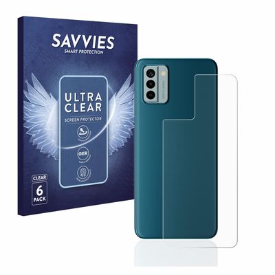 savvies Screen Protector Compatible with Nokia G22 (Back) Protection Film Clear 6-Pack