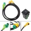 Black USB Car Switch Socket with Cable Accessory for RCD510 RCD310 for VW for Golf/for GTI/R MK5 MK6 for Jetta view 3