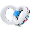 WC Freeze Pulse 3D - Cooling Gel Earpads Compatible with Sony PS5 Pulse 3D, Made by Wicked Cushions | Thicker Cushion & Wider Opening | 90's White view 1