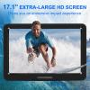 19.6" Portable DVD Player with 17.1" HD Swivel Screen, 4H Rechargeable Battery, Support USB/SD Card/Discs/Sync TV, Dual Stereo Speakers, Last Memory, Car Charger, Remote Control, Black view 2