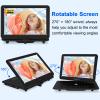 19.6" Portable DVD Player with 17.1" HD Swivel Screen, 4H Rechargeable Battery, Support USB/SD Card/Discs/Sync TV, Dual Stereo Speakers, Last Memory, Car Charger, Remote Control, Black view 4