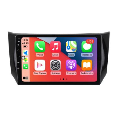 Double Din Android 12 Car Stereo for Nissan Sylphy B17 Sentra 2012-2017 9 Inch Touch Screen Car Audio Receiver, with Bluetooth, Support GPS Navigation, WiFi, Steering Wheel Control, Fm