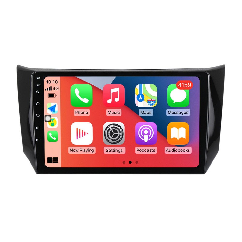 Double Din Android 12 Car Stereo for Nissan Sylphy B17 Sentra 2012-2017 9 Inch Touch Screen Car Audio Receiver, with Bluetooth, Support GPS Navigation, WiFi, Steering Wheel Control, Fm