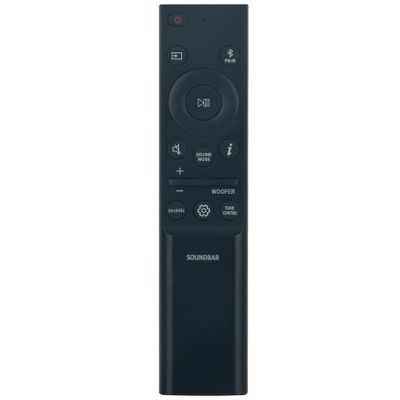 AH81-15498A Replace Remote Applicable for Samsung Soundbar HW-B550 HW-B43C HW-B53M HW-B53C HW-B63C HW-B63M HW-B67C HW-B550/ZA HW-B43C/ZA HW-B53M/ZA HW-B53C/ZA HW-B63C/ZA HW-B63M/ZA HW-B67C/ZA HW-Q60B