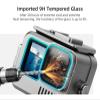 MOOKEENONE Aluminum Alloy Underwater Diving Waterproof Housing Case with 1/4 Screw Hole for GoPro 11/10/9 Black view 3