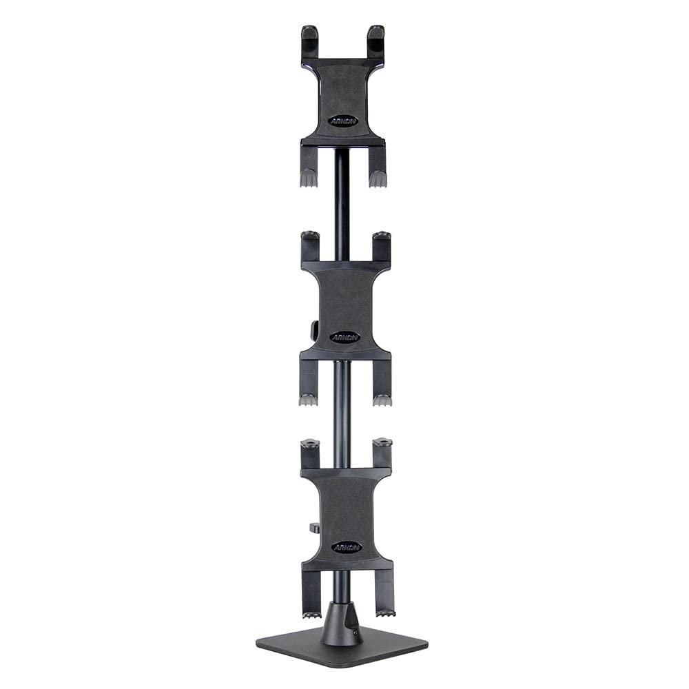 ARKON Mounts Triple Tablet Holder Stand for Restaurant Delivery and Point of Sale DoorDash Uber Eats Grubhub | TRITABL29