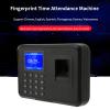 Asixxsix Fingerprint Time Clock, Intelligent Biometric Fingerprint Password Attendance Machine, Employee Checking in Recorder with 2.4 Inch Display for Office, Factory, Hotel, School view 4