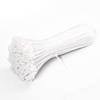 500PCS 8 inch zip ties clear, 40lb Strength, width 0.14 inches UV Resistant Strong Nylon Cable Ties,Nylon Cable Wire Ties,Heavy Duty White, for Indoor electrical ties,white zip ties view 1