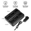 pxton walkie talkies for Adults Long Range with Upgraded Earpiece,radios walkie talkies Rechargeable Portable Two Way Radios with 6 Way Multi Gang Charger and Li-ion Battery12 Pack view 2