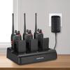 pxton walkie talkies for Adults Long Range with Upgraded Earpiece,radios walkie talkies Rechargeable Portable Two Way Radios with 6 Way Multi Gang Charger and Li-ion Battery12 Pack view 3