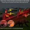 Solar Outdoor Motion Sensor Alarm - Dog Barking & Gunshot Sound 130db Motion Detector Alarm Light,with Remote Controller for Home, Villa,Yard,Chicken coop,Farm,Barn view 2