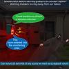 Solar Outdoor Motion Sensor Alarm - Dog Barking & Gunshot Sound 130db Motion Detector Alarm Light,with Remote Controller for Home, Villa,Yard,Chicken coop,Farm,Barn view 3