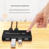 USB2.0 Switcher Selector 2 Computers Sharing 4 USB Devices KVM Switch Hub Adapter for Keyboard Mouse Printer Scanner U-Disk view 2