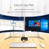 USB2.0 Switcher Selector 2 Computers Sharing 4 USB Devices KVM Switch Hub Adapter for Keyboard Mouse Printer Scanner U-Disk view 3