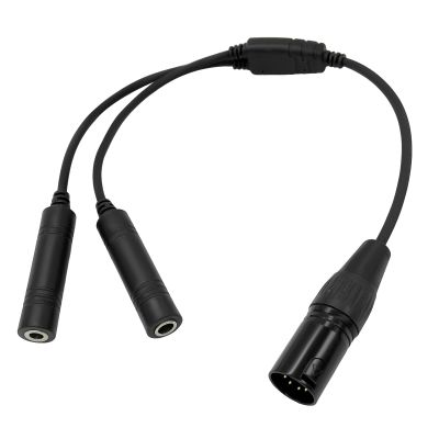 JUYODE Airbus 5 Pin XLR General Aviation Headset Adapter to GA Dual Plug Connector Pilot Aircraft Airplane PJ-068 PJ-055 Fixed Wing for Bose Headphones Converter Extension Cable