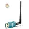 Class 1 Long Range Bluetooth Adapter for PC, QGOO USB Bluetooth Adapter for PC 5.3+EDR, Dongle Receiver Support Windows10/8.1/8/7green-209 view 1