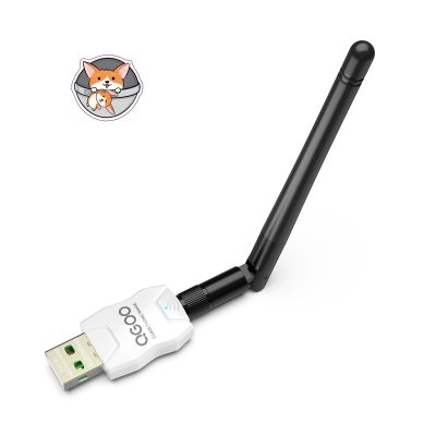 Class 1 Long Range Bluetooth Adapter for PC, QGOO USB Bluetooth Adapter for PC 5.3+EDR, Dongle Receiver Support Windows10/8.1/8/7white-073