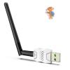 Class 1 Long Range Bluetooth Adapter for PC, QGOO USB Bluetooth Adapter for PC 5.3+EDR, Dongle Receiver Support Windows10/8.1/8/7white-039 view 1